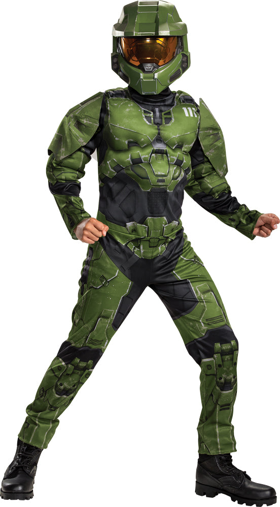 Master Chief Infinite Muscle Costume | Costume-Shop.com - BOYS 10-12 - image 1