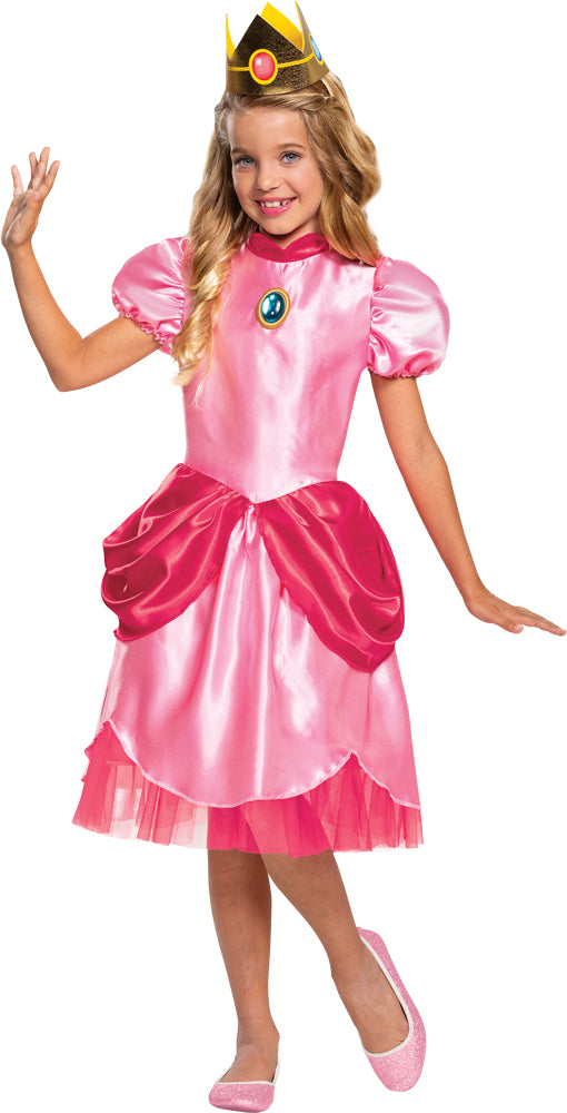 Princess Peach Classic Costume | Costume-Shop.com - GIRLS 10-12 - image 1