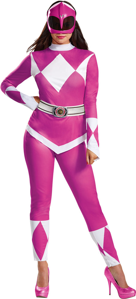 Deluxe Pink Ranger Costume - WOMEN 4-6 - image 1