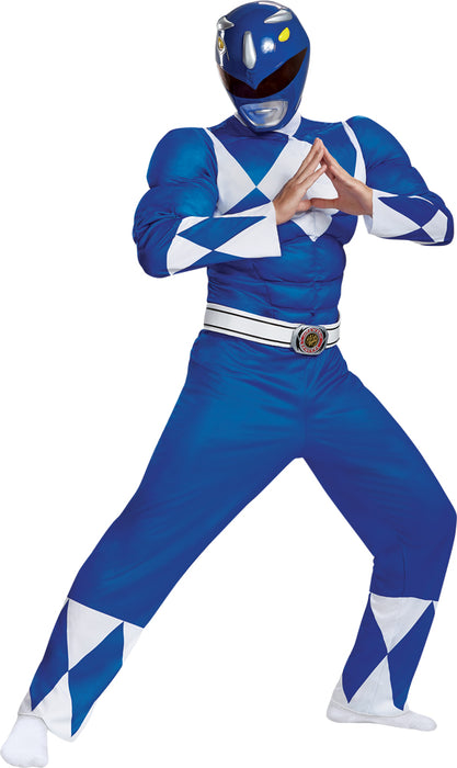 Blue Ranger Classic Muscle Costume - Mighty Morphin