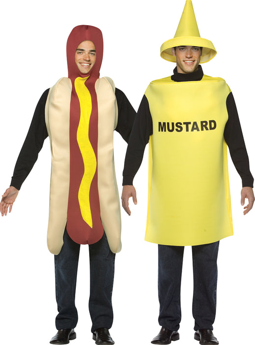Hot Dog and Mustard Couples Costume