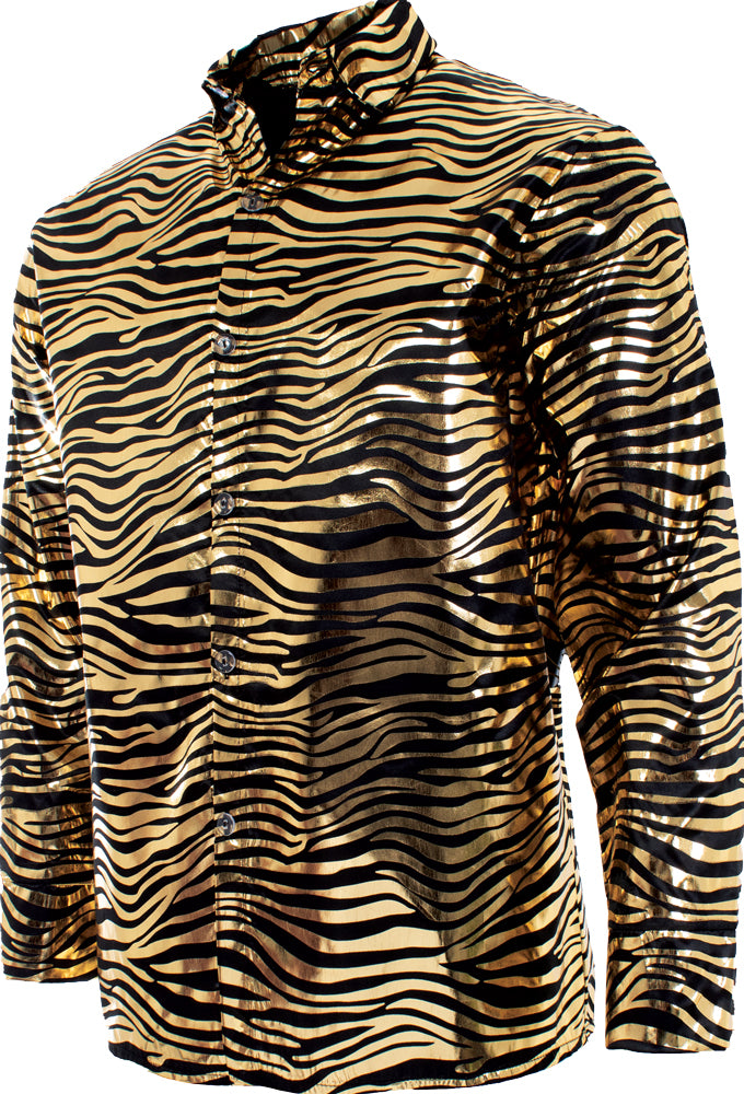 Tiger Gold Shirt Adult | Costume-Shop.com - ONE SIZE - image 1