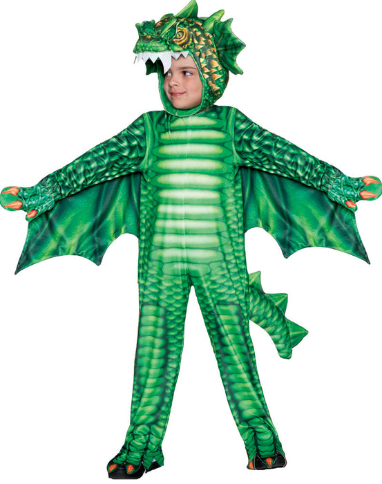 Green Dragon Printed Costume
