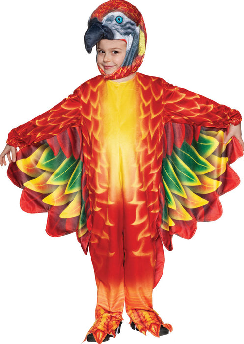 Toddler Red Parrot Costume