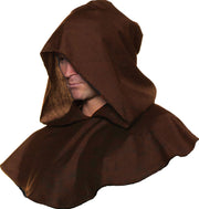 Adult Monk Hood Costume - Black - image 2