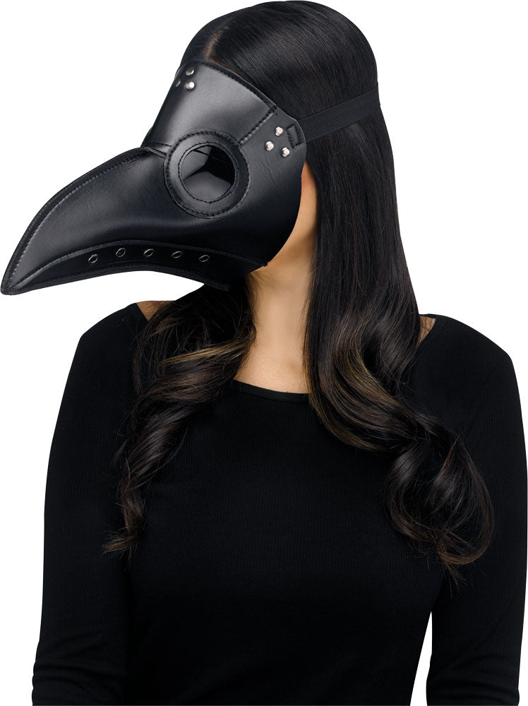 Plague Doctor Faux Leather Blk - image 1
