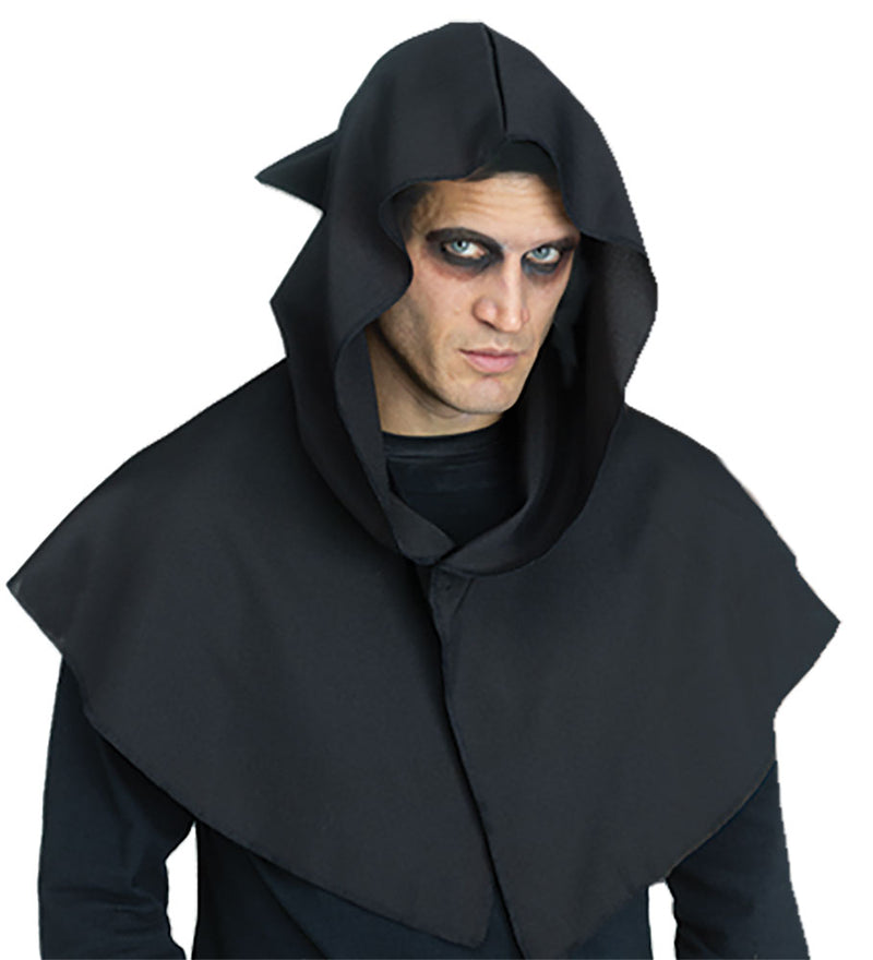 Adult Hooded Capelet - Brown - image 2