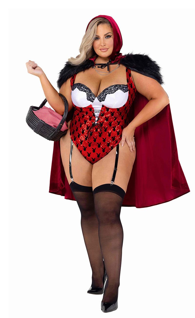 Playboy Enchanted Forest Costume - Mystical Charm Meets Luxe Allure! 🌲✨ - Black/Red / S - image 4