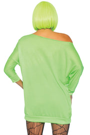 Spooky Green Jersey Dress | Costume-Shop.com - XLARGE - image 2