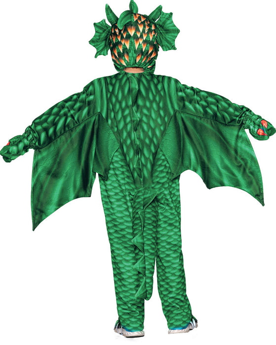 Green Dragon Printed Costume