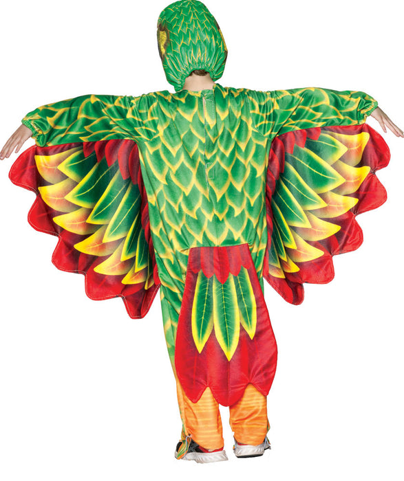 Green Parrot Printed Costume