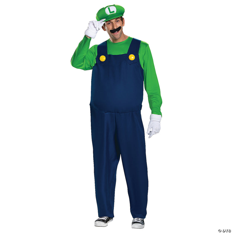 Luigi Deluxe Gamer Outfit |  Costume-shop.com