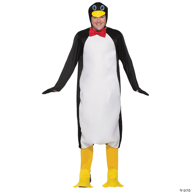 Adult Plush Penguin Costume - image 1