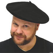 Adult Beret - BLACK - image 1