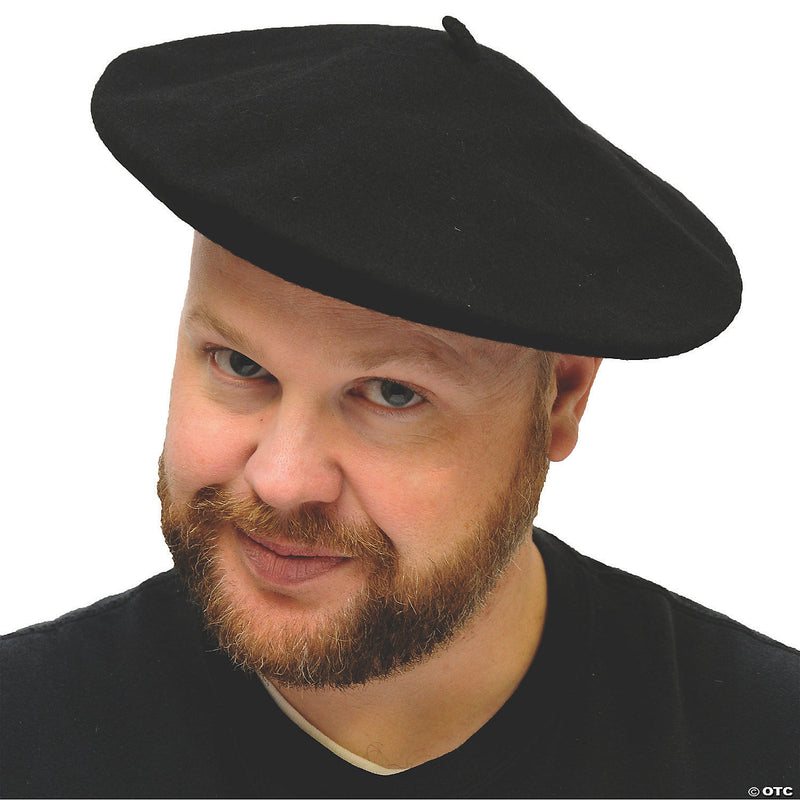 Adult Beret - BLACK - image 1