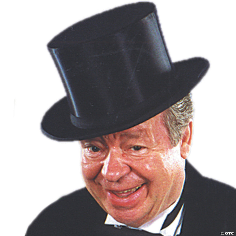 Adult Black Collapsible Top Hat - image 1