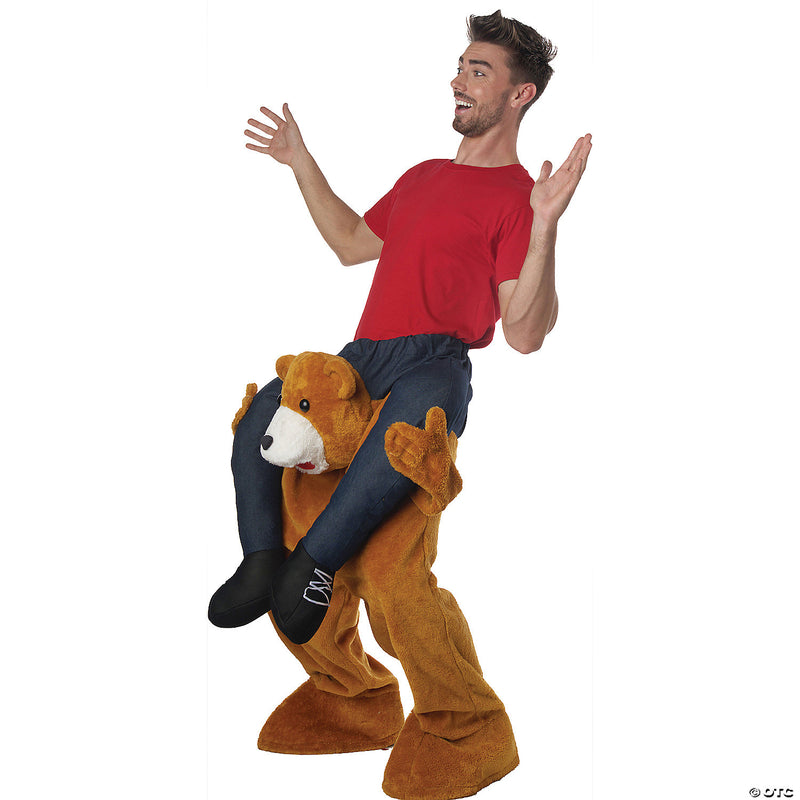 Adult Carry Me Teddy Bear Costume - image 1