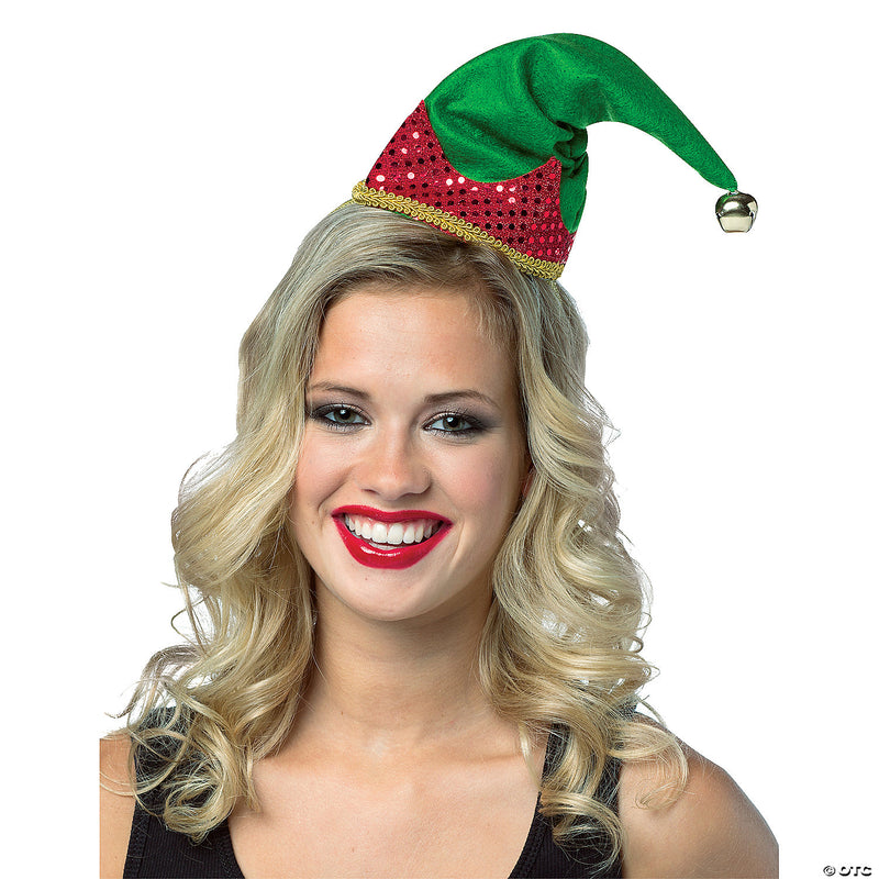 Adult Elf Hat On Headband - image 1