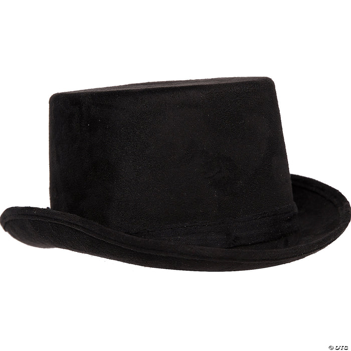 Classic Faux Suede Top Hat