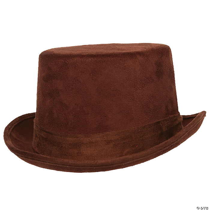 Classic Faux Suede Top Hat