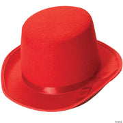 Classic Felt Top Hat - RED - image 1