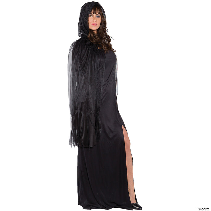 Adult Ghost Cape Black