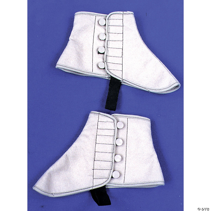 Adult Gray Felt Spats | Costume-shop.com - LARGE - image 1