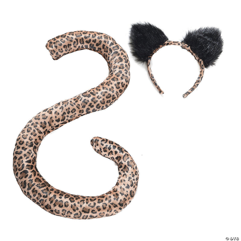Adult Leopard Tail & Ears Set - Prowl the Party as a Wild Cat! 🐆🌿 - image 1