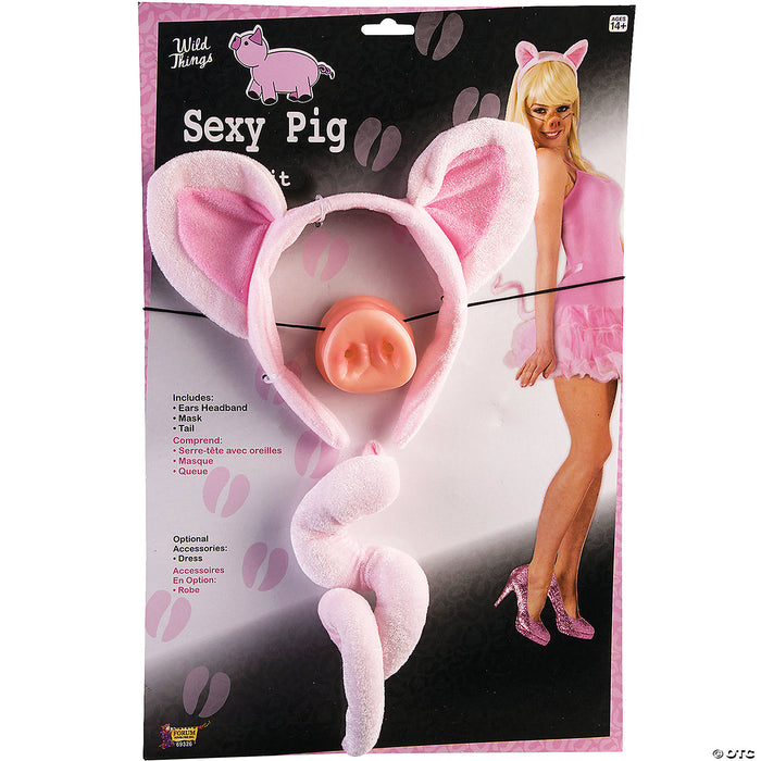 Adult Pig Costume Kit