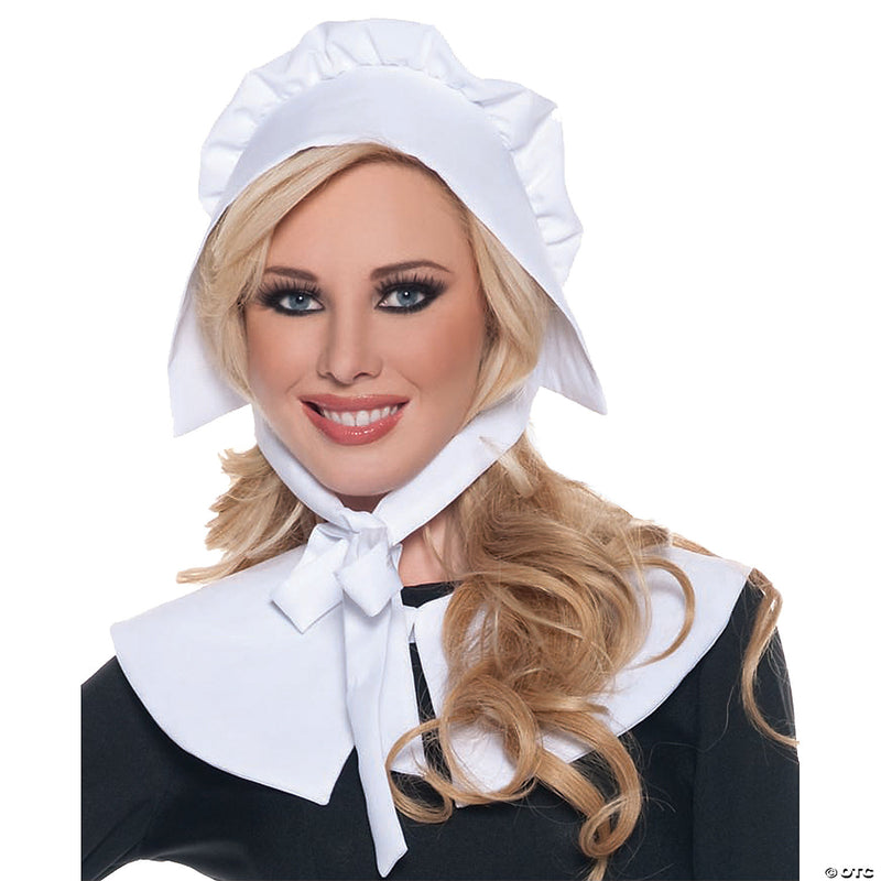 Adult Pilgrim Bonnet And Collar - image 1