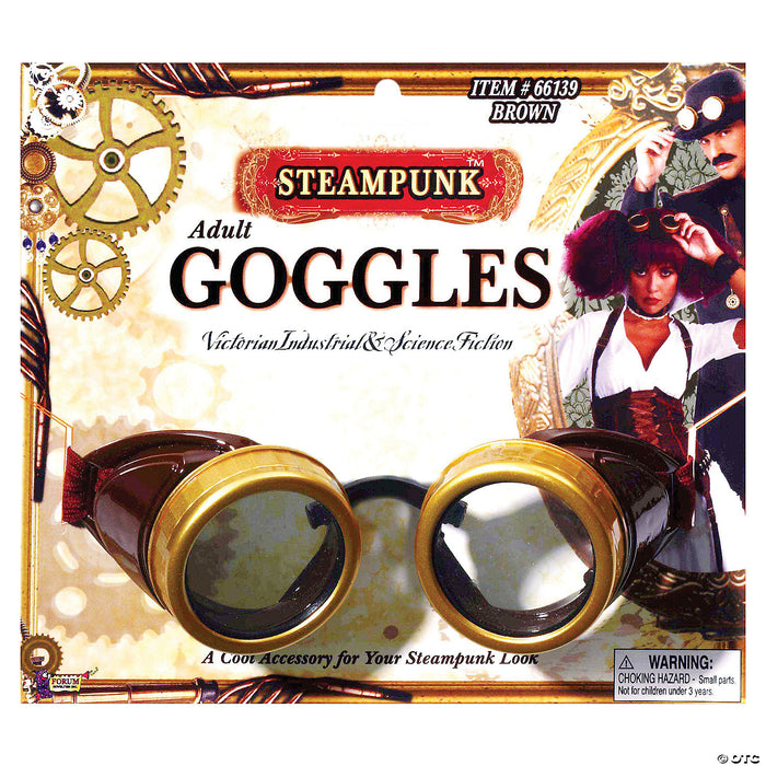 Adult Steampunk Goggles | Costume-Shop.com