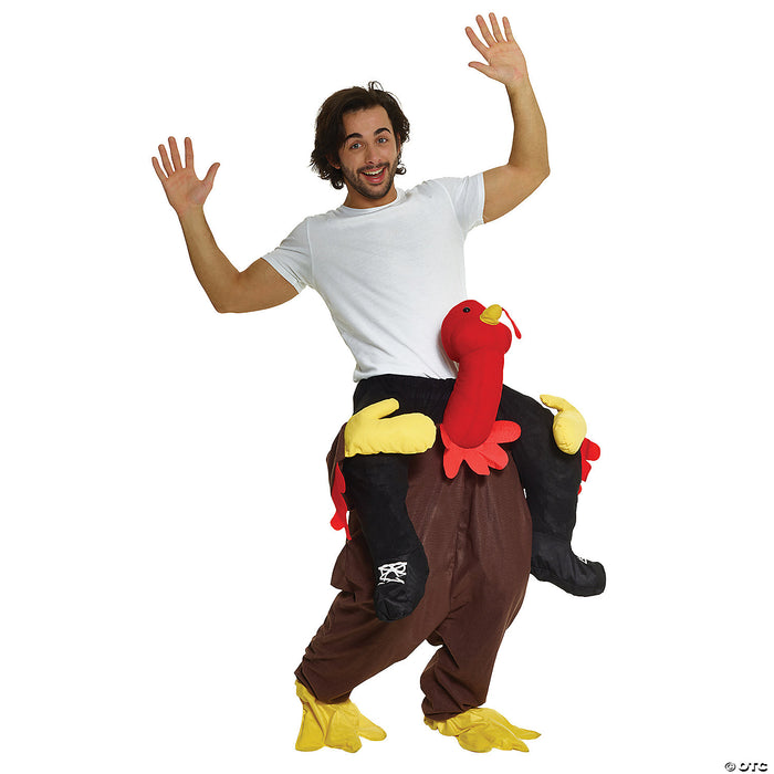 Turkey Piggyback Costume - Add a Gobble of Fun to Your Festivities! 🦃🎉