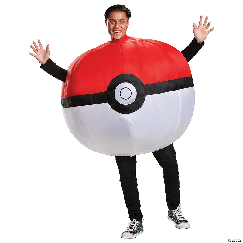 Adults Inflatable Poké Ball Costume One Size - image 1