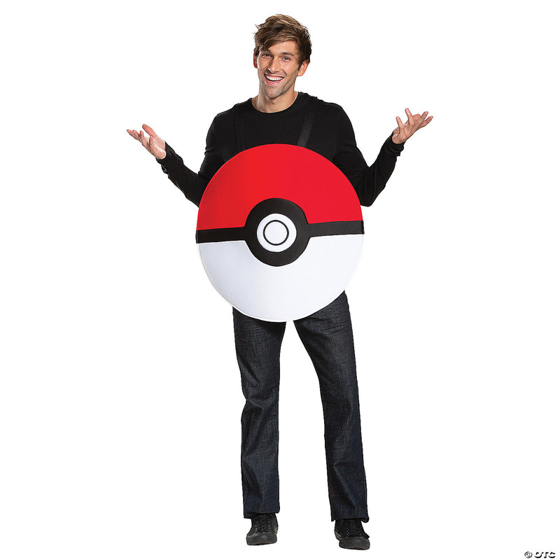 Classic Poké Ball Costume - Adult One Size - image 1