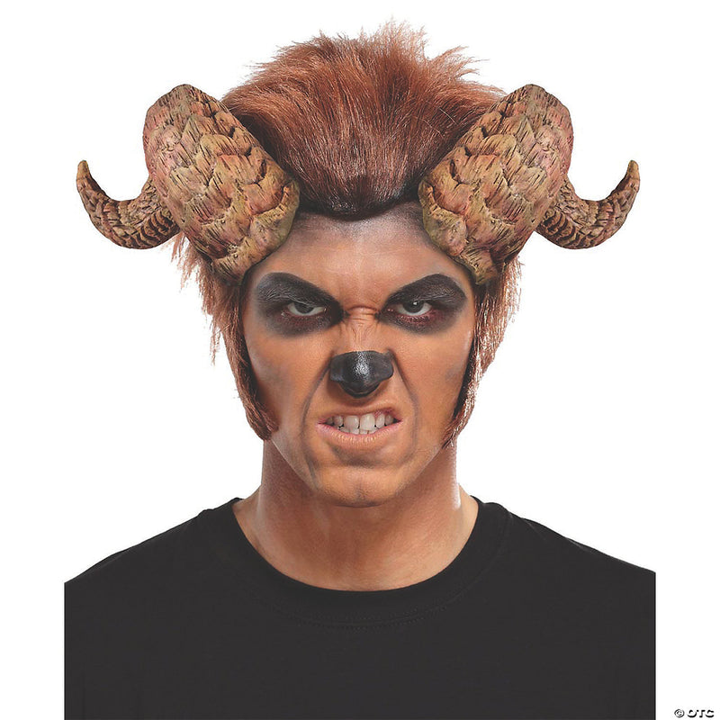 Adult's Beast with Curled Horns Mask - image 1