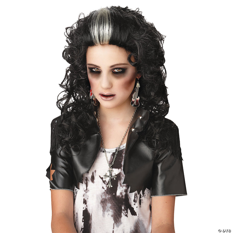 Black & White Zombie Wig - image 1