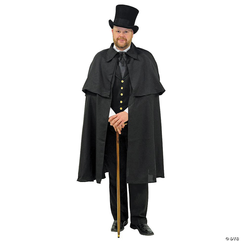 Adult's Black Dickens Cape | Costume-Shop.com - image 1