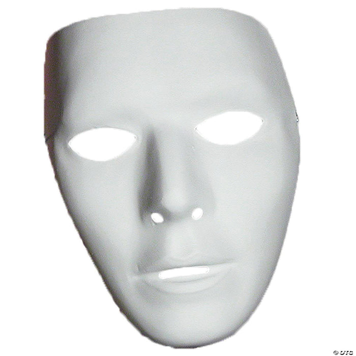 Frighteningly Blank Male Mask