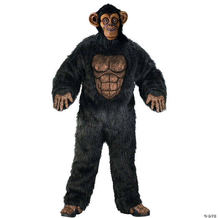 Adult's Comical Chimpanzee Mascot Costume