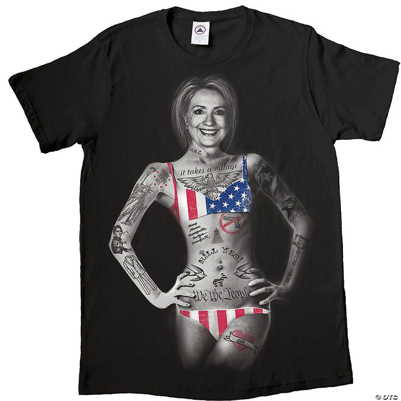 Adults' Hill Yes! Hillary Clinton T-Shirt | Costume-shop.com - LARGE - image 1