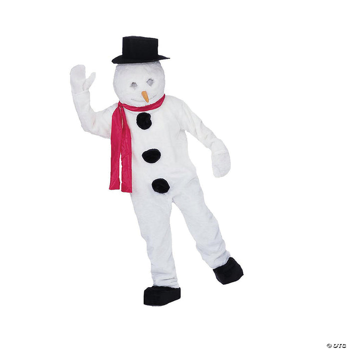 Adult's Snowman Mascot Costume