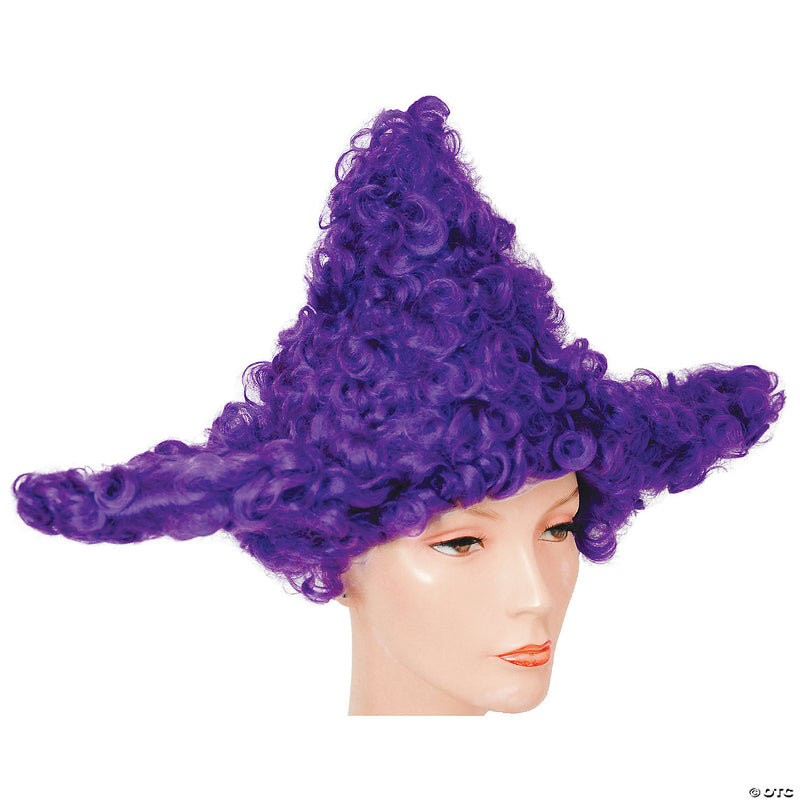 Adult's Star Clown Wig - PURPLE - image 1