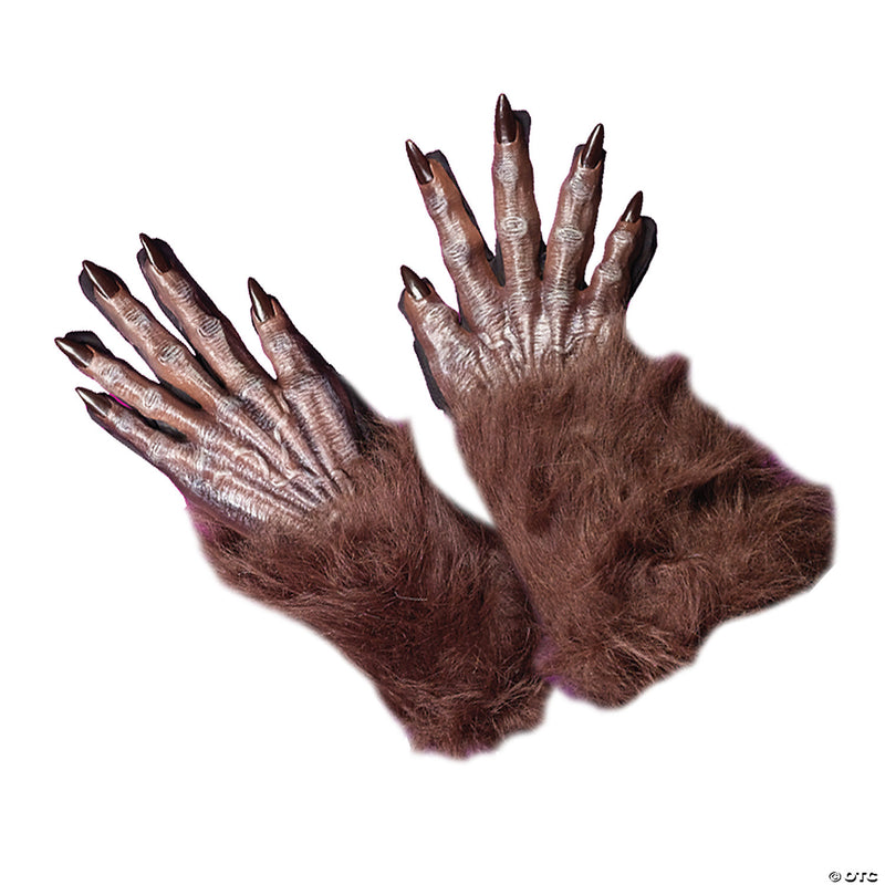 Adult's Werewolf Gloves - BROWN - image 1
