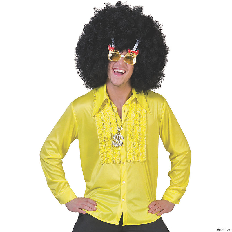 Adult's Yellow Saturday Night Small Shirt - image 1