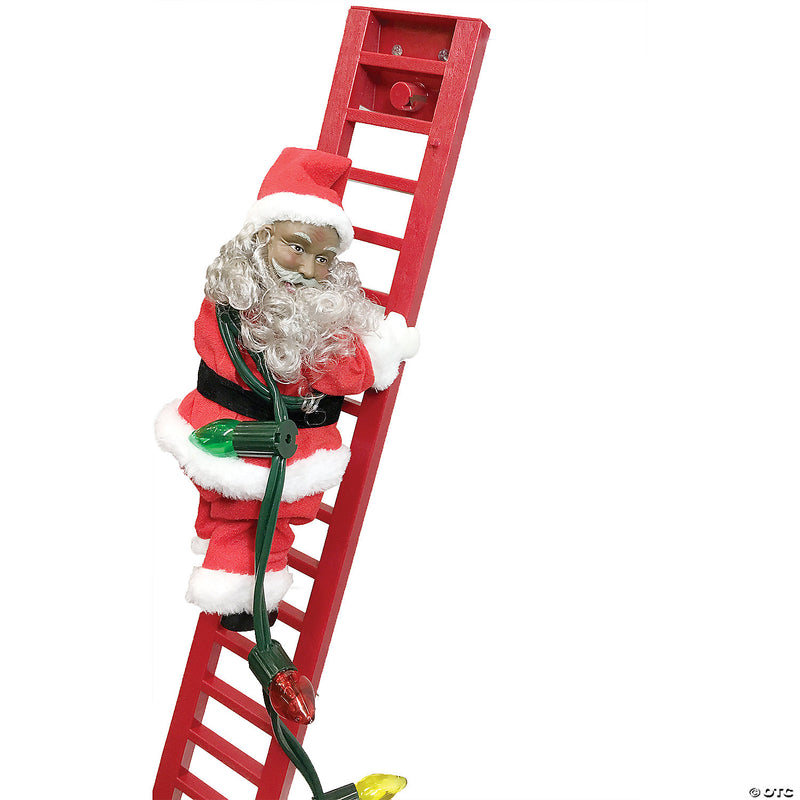 African American Climbing Santa Decoration | Costume-Shop.com - image 1