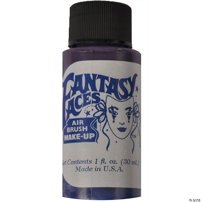Blue Airbrush Makeup, 1 oz - Water-Resistant and Instant-Drying