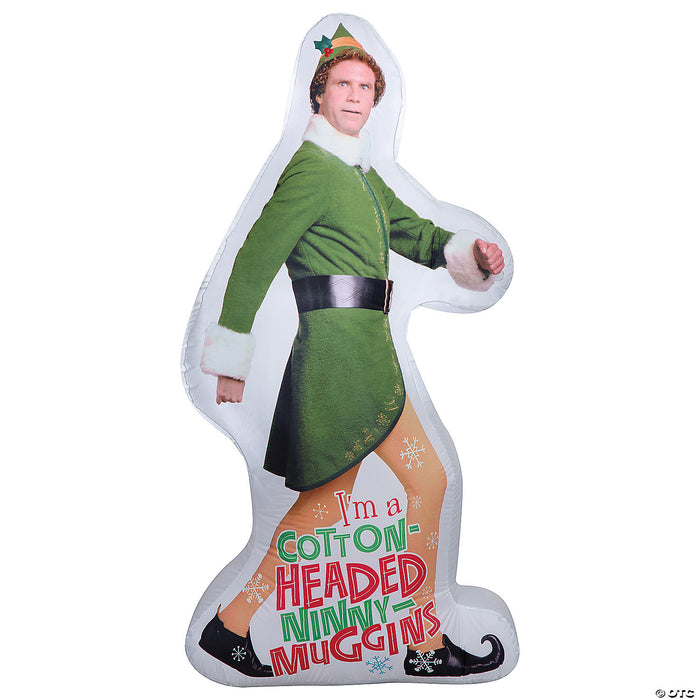 Airblown® Buddy the Elf Strolling 72" Inflatable Christmas Outdoor Yard Decor