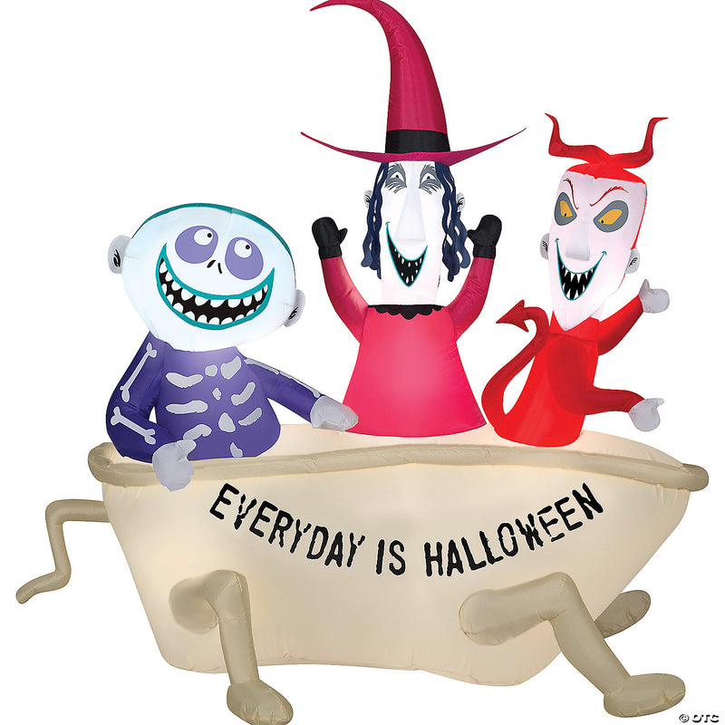 Airblown Lock, Shock, and Barrel Yard Decoration