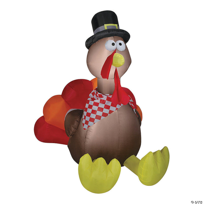 72" Blow Up Inflatable Turkey Outdoor Yard Decoration
