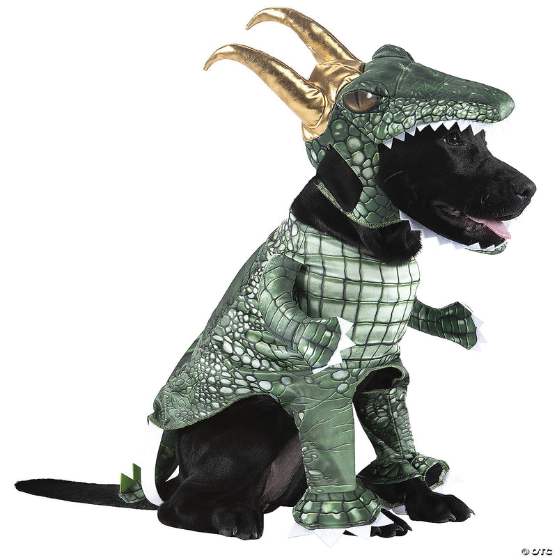 Alligator Loki Pet Costume - LARGE - image 2